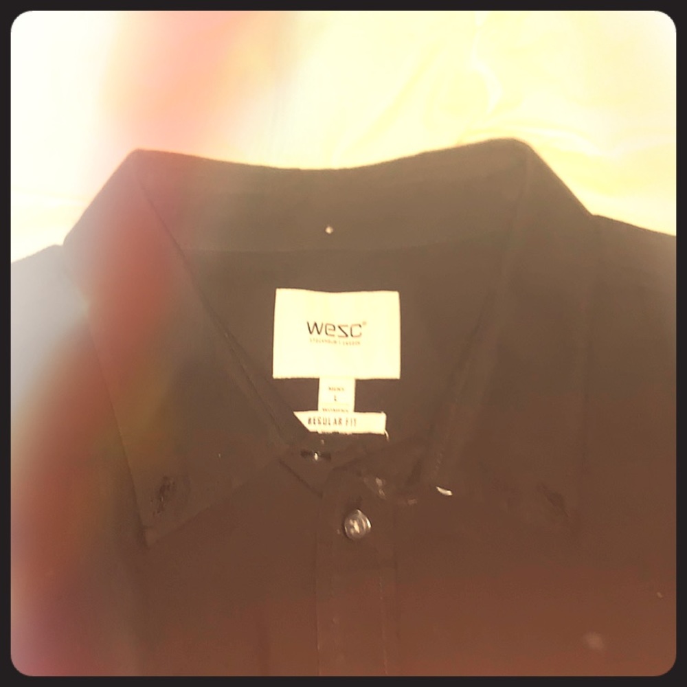Black Buttondown Long sleeve